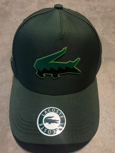 Gorra LACOSTE moss green
