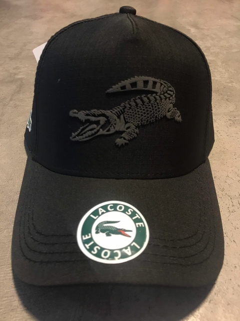 Gorra LACOSTE negro