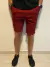 Bermuda gabardina TOMMY HILFIGER bordó - comprar online
