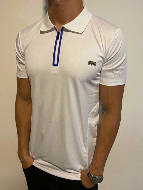Chomba deportiva LACOSTE white