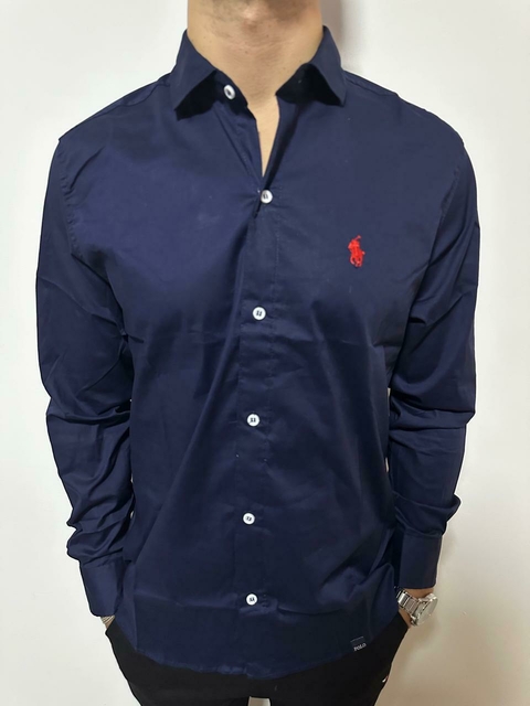 Camisa básica POLO RALPH LAUREN azul marino