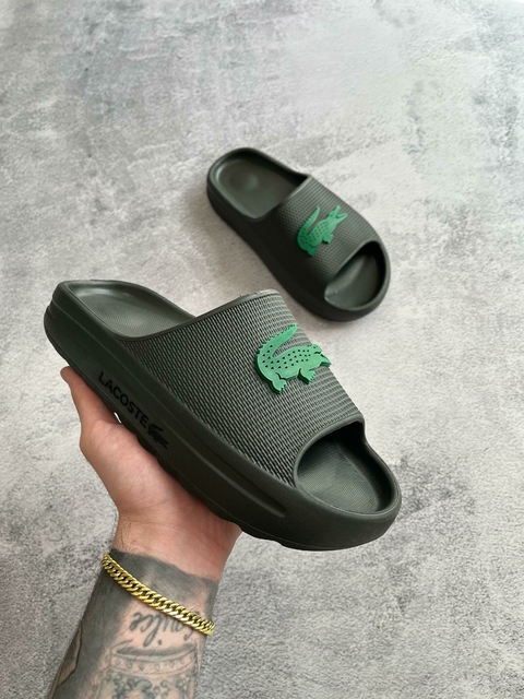 Chanclas LACOSTE black
