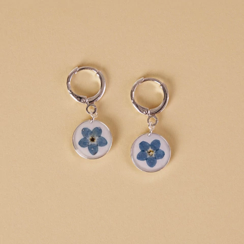 Argola Miosótis - comprar online