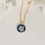 Colar Flor de Ameixa (Azul)