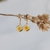 Brinco Flor de Ameixa (folheado)