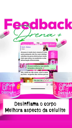 Drena mais Pinkfit sabores laranja limão - loja online