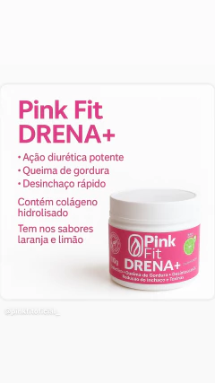 Drena mais Pinkfit sabores laranja limão na internet