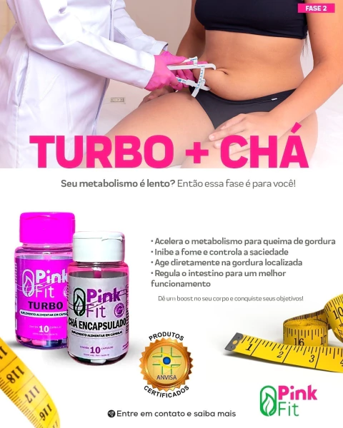 Protocolo 20 dias turbo e chá encapsulado - comprar online