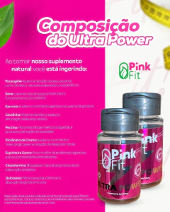 Ultra power Pink fit 10 cápsulas - Camila Capsulas Naturais