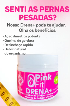 Drena mais Pinkfit sabores laranja limão - comprar online