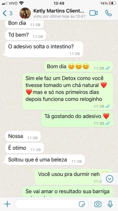 Imagem do Adesivo original emagrecedor e redutor de medidas