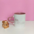 Caneca de Porcelana Personalizada - Alça de Coração Rosa - 325ml na internet