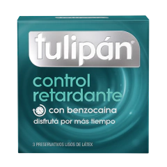 Preservativo Tulipán Control Retardante x 3 un.