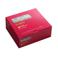 Preservativo Tulipán Frutilla x 12 cajas x 3 un.