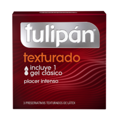 Preservativo Tulipán Texturado x 3 un.