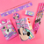 kit escolar minnie - molin - 10 itens - porta-lapis, bloco de notas, prendedor, lapis, regua, borracha, apontador na internet