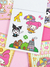 Bloco de Adesivos Sanrio - Bloco com 12 Folhas - 60 adesivos - 9 cm x 7 cm - Sortido na internet