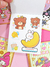 Bloco de Adesivos Sanrio - Bloco com 12 Folhas - 60 adesivos - 9 cm x 7 cm - Sortido - loja online
