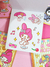 Imagem do Bloco de Adesivos Sanrio - Bloco com 12 Folhas - 60 adesivos - 9 cm x 7 cm - Sortido