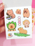Bloco de Adesivos Capivara - Bloco com 12 Folhas - 60 adesivos - 9 cm x 7 cm - comprar online