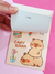 Bloco de Anotações Capivara + Mini Prancheta - 29 folhas - 14 cm x 10 cm - comprar online