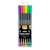 Kit de Canetas Hidrográficas Cor Neon - BRW - Fine Liner 0.4mm - Blister c/ 6un