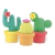 Borracha Decorada Cactus 3 x 4 cm - Tilibra