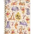 Caderno Universitário Connect Ursinho Pooh Bege - 1 matéria - Capa Dura - Espiral - 80 folhas - 20 cm x 27,5 cm - Tilibra