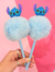 Caneta Fofa Pompom Stitch - Azul Sereno - Caneta Gel Ponta Fina - Unidade - (cópia)