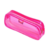 ESTOJO TRANSPARENTE - 1 ZIPER - ROSA PINK - 20 X 10 X 6 CM - BRW