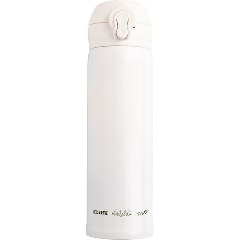 Garrafa de Alumínio Térmica Branca Plantaholic 350 ml - Leonora