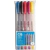 kit caneta gel cis gelyx - ponta 1 mm - esferográfica - 5 cores