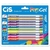 Kit de Canetas Gel PopGel Cis - Cores Neon + Gel Glitter - 10 unidades