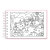 Livro de Colorir Bobbie Goods - 100 folhas - 50 ilustração - folha grossa 180 g/m - Capa Dura Holográfica - Espiral - loja online