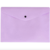 Pasta Envelope com Botão - Lilás - Plástica - 32 x 24 cm - Dello - comprar online