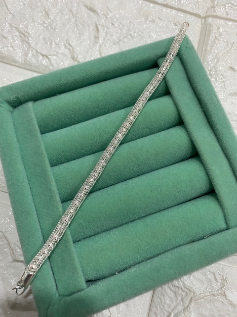 Pulseira brilho prata (PL19)