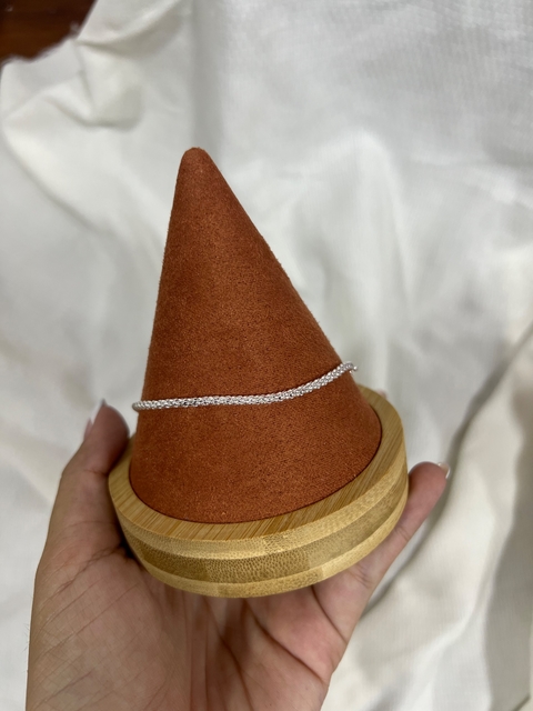 Pulseira pipoca prata (PL32)