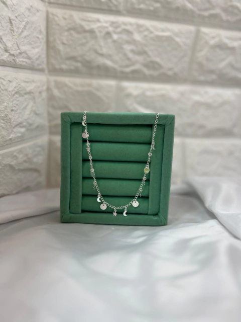 Choker céu prata (CK23)