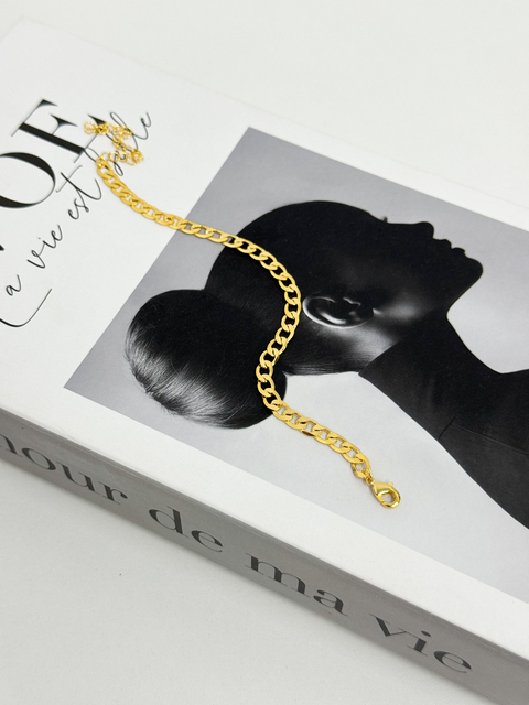 Pulseira corrente ouro (PU04)