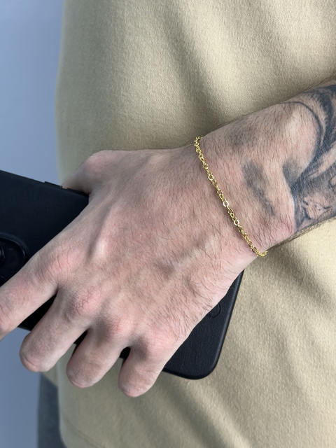PULSEIRA ELLOS FINOS OURO