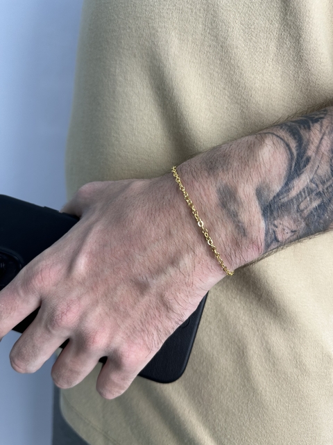 PULSEIRA CADEADO OURO