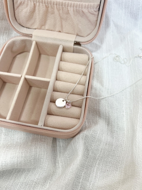 Colar personalizado medalha P (CO28)