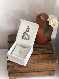 Porta Aliança N.S. Aparecida - Personalizado - comprar online