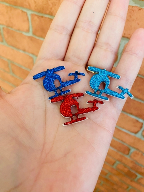 Adesivo Helicóptero - 30 un