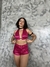 Conjunto: Cortininha + Hot Pant Rosa - UseÍsy