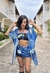Kimono transparente Van Gogh - comprar online