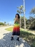 Vestido Fenda degrade reggae - UseÍsy