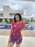Blusão transparente beija rosa - comprar online