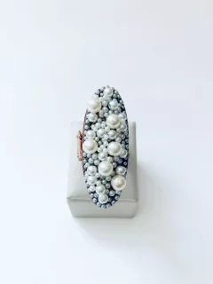 ANEL OVAL ANA 14 - PÉROLAS