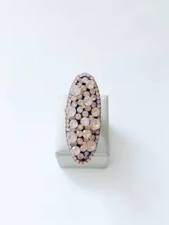 ANEL OVAL ANA 24 - ROSA LEITOSO